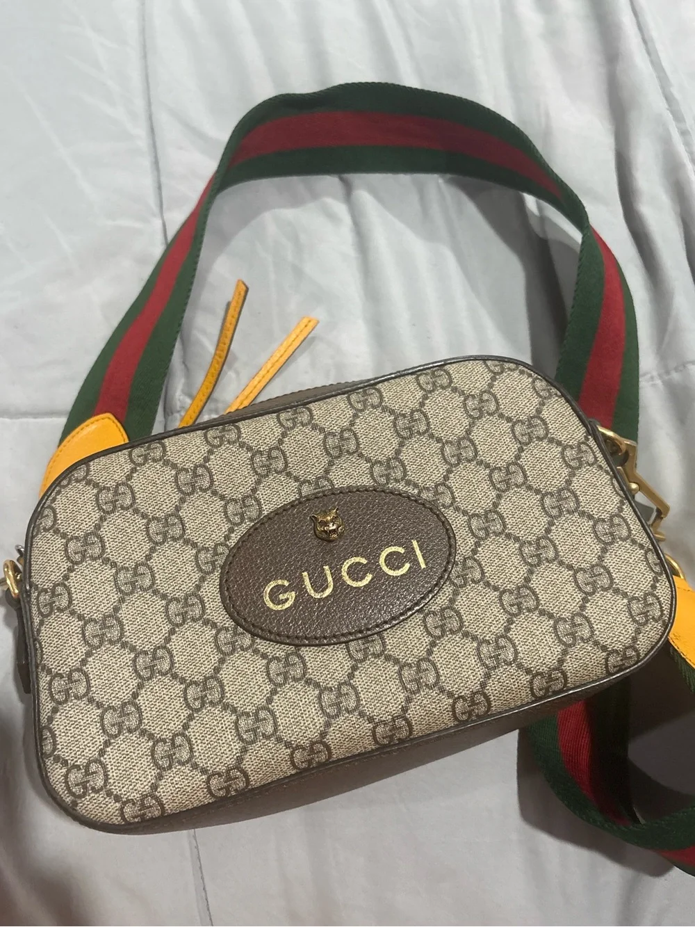 Authentic GUCCI Neo Vintage GG Supreme Small Shoulder Crossbody Bag